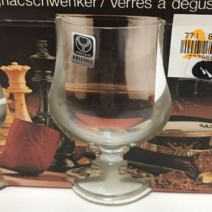 Sinfonie Veba Glas Kristall Glass vintage cognac brandy glasses